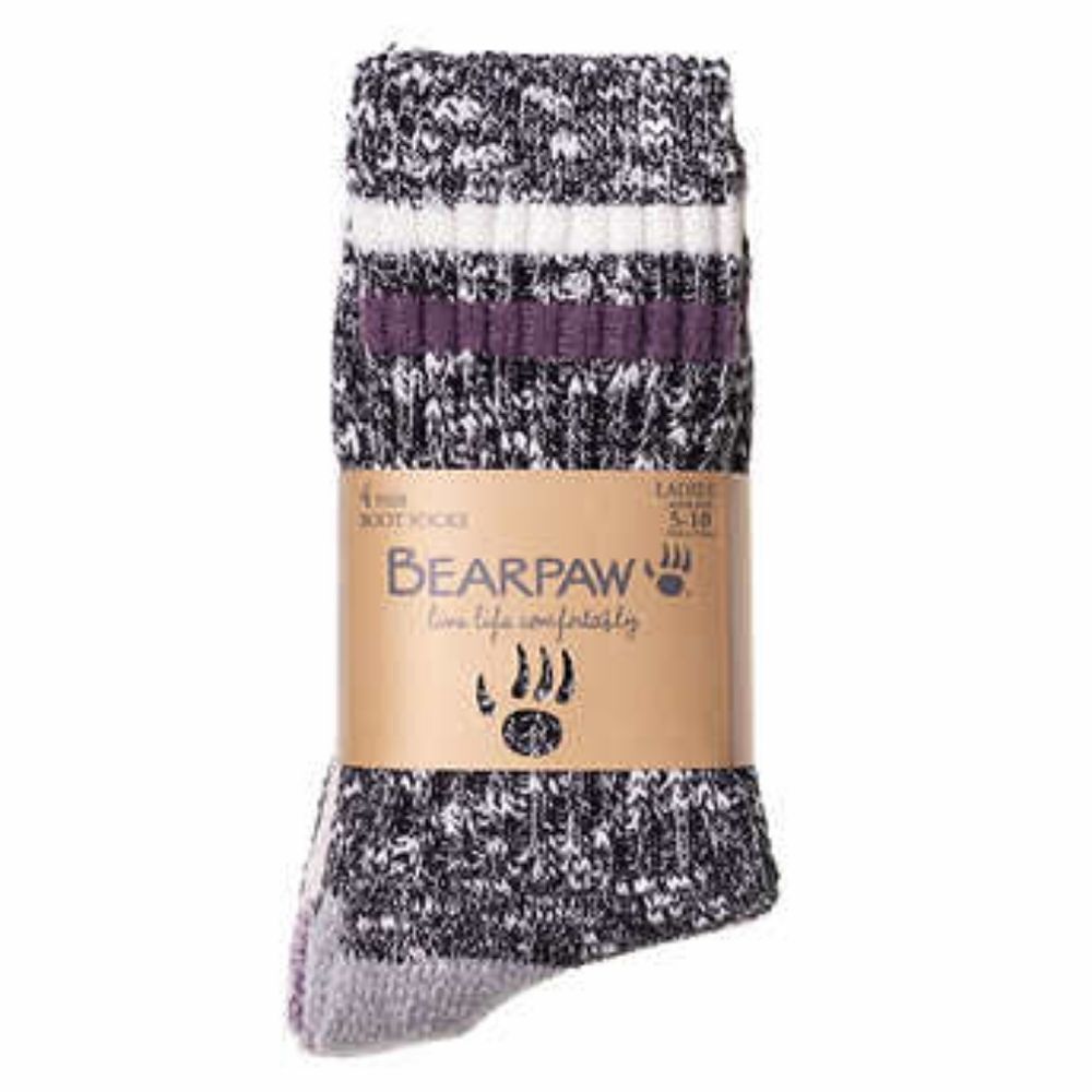 Bearpaw Ladies' Boot Sock, 4 pair